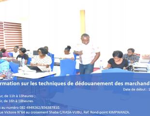 FORMATION DE DECLARANTS EN DOUANE/DEDOUANEMENT DES MARCHANDISES